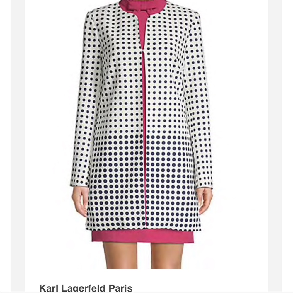 Classic Karl Lagerfeld Topper brand new!